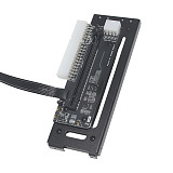 GEN4 Docking Station M.2 for NVMe to PCIe 4.0 X16 GPU PCI-E 16x to M.2 M Key Extension Cable Adapter for NUC/Laptop PC