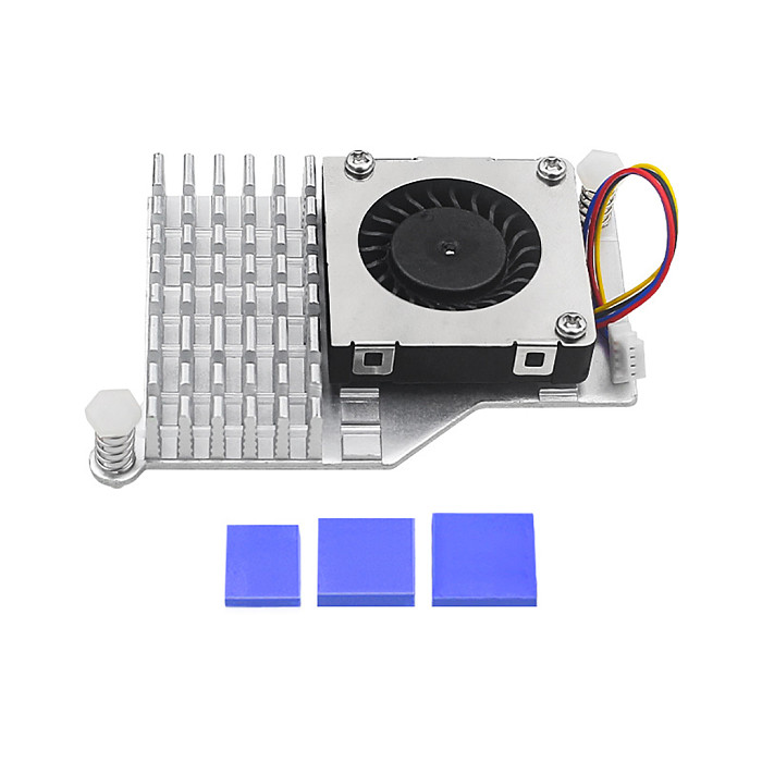 For Raspberry pi 5Aluminum Heatsink Blower Fan Radiator Active Cooler