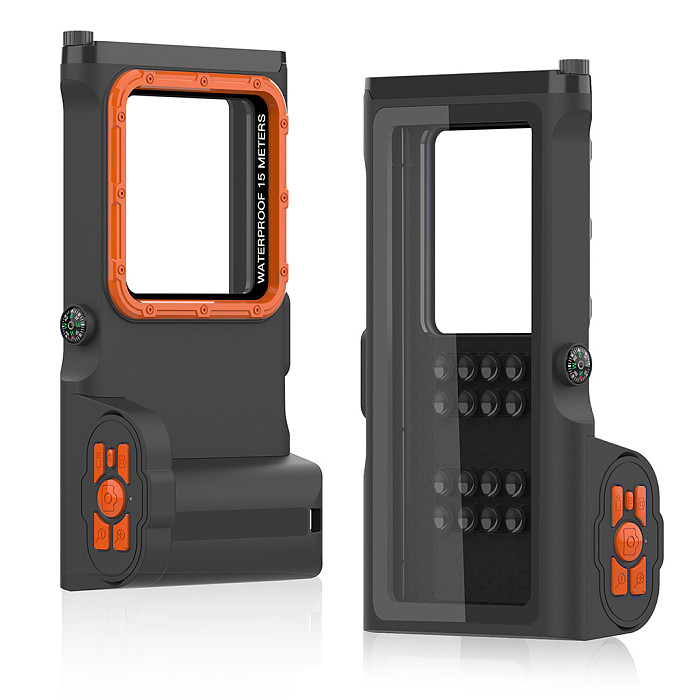 Diving Phone Case 15M Housing Case For iPhone 15 14 13 Pro Max Waterproof Lanyard Underwater Screen Camera Protector