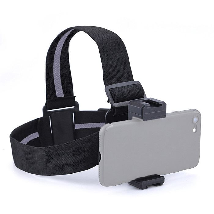 Head Strap Adjustable Universal Mobile Phone Clip Fix Mount Cellphone Holder for Samsung iphone Insta360 X3