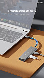5 in 1 Type-c USB HUB 2A+2C High Speed USB3.2 Gen2 10Gbps Aluminum USB C Splitter Multiport Adapter USB Expander for PC Laptop