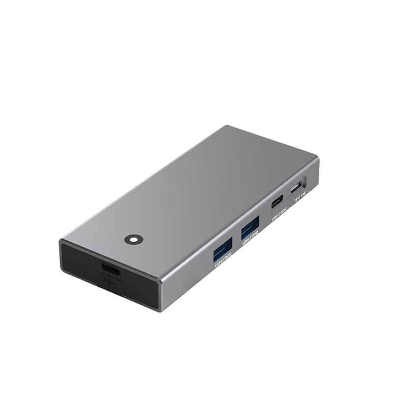 For M.2 NVME NGFF Dual Protocol SSD Enclosure Type-c Docking Station HDMI-compatible 4K60HZ 10Gbps USB HUB PD100W for PC Laptop