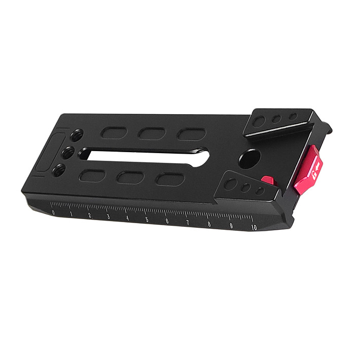 50mm Expansion Plate V Port Mount for DSLR Camera Tripod Head Quick Release Plate for DJI RS 3 Pro Handheld Gimbal Stabilizer