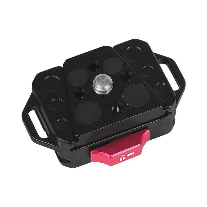 Upgrade 1/4  Screw Quick Release Clamp Fast Switch Slide Plate V Mount 38mm Arca Type for Tripod Camera Gimbal Video LED Light