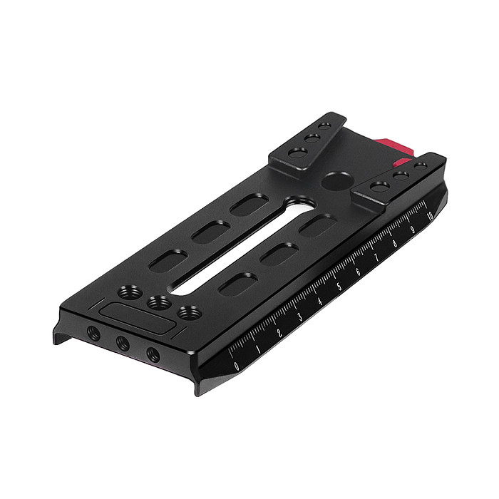 50mm Expansion Plate V Port Mount for DSLR Camera Tripod Head Quick Release Plate for DJI RS 3 Pro Handheld Gimbal Stabilizer