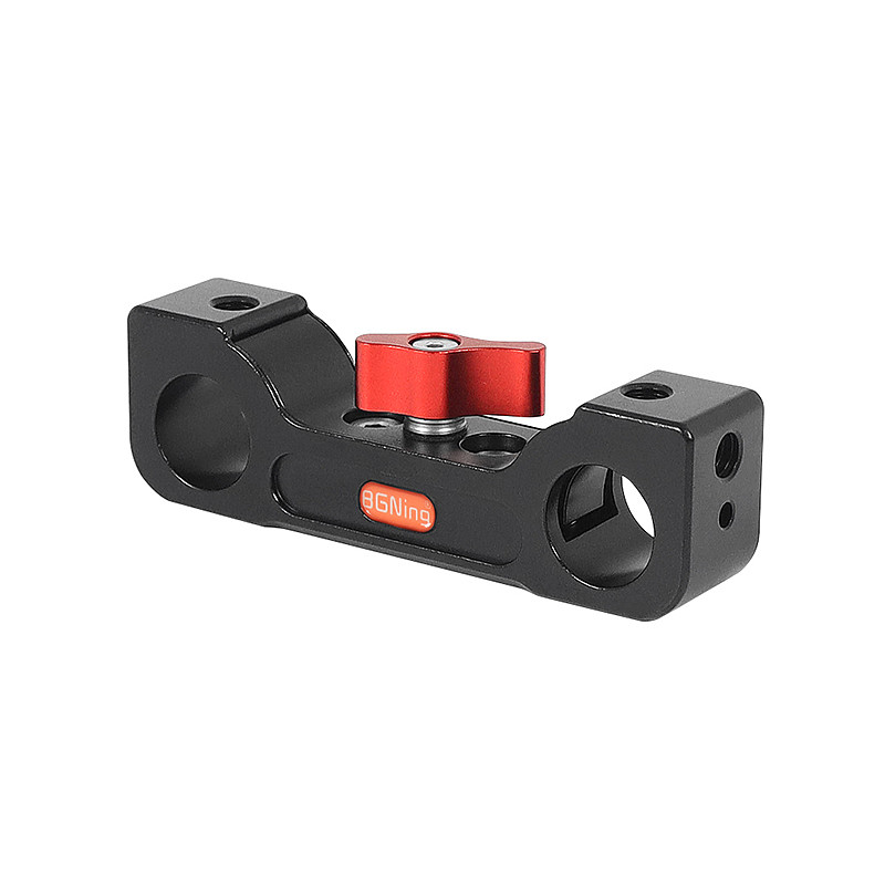 25cm Carbon Fiber Tube Rod w 15mm Rod Clamp for Rig Rail Clamp System Follow Focus DSLR Cameras Telephoto Lens Support Optional