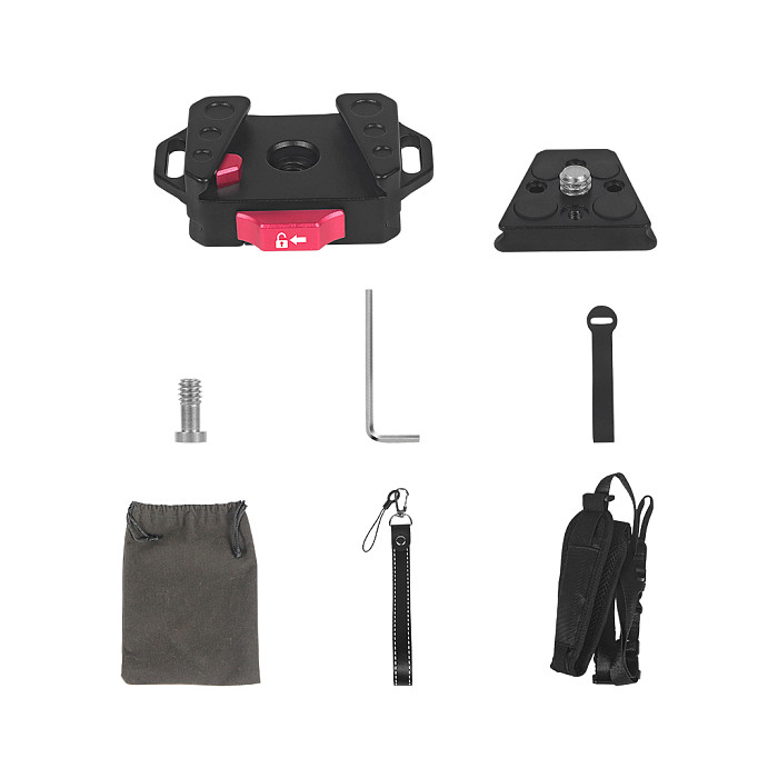 Upgrade 1/4  Screw Quick Release Clamp Fast Switch Slide Plate V Mount 38mm Arca Type for Tripod Camera Gimbal Video LED Light