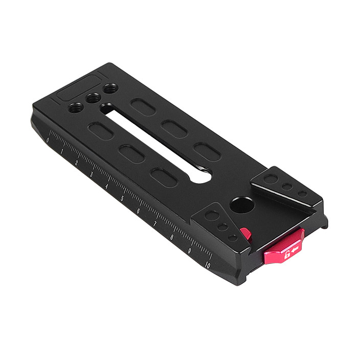 50mm Expansion Plate V Port Mount for DSLR Camera Tripod Head Quick Release Plate for DJI RS 3 Pro Handheld Gimbal Stabilizer