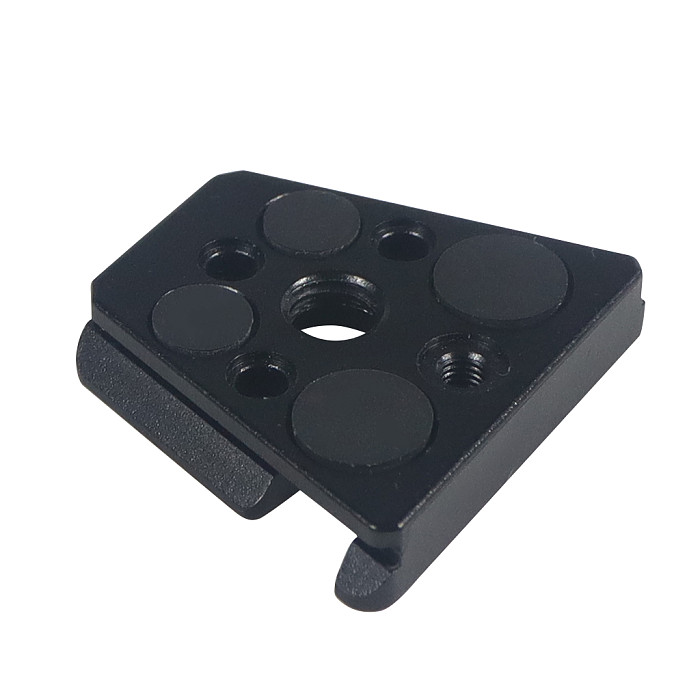 50mm Expansion Plate V Port Mount for DSLR Camera Tripod Head Quick Release Plate for DJI RS 3 Pro Handheld Gimbal Stabilizer