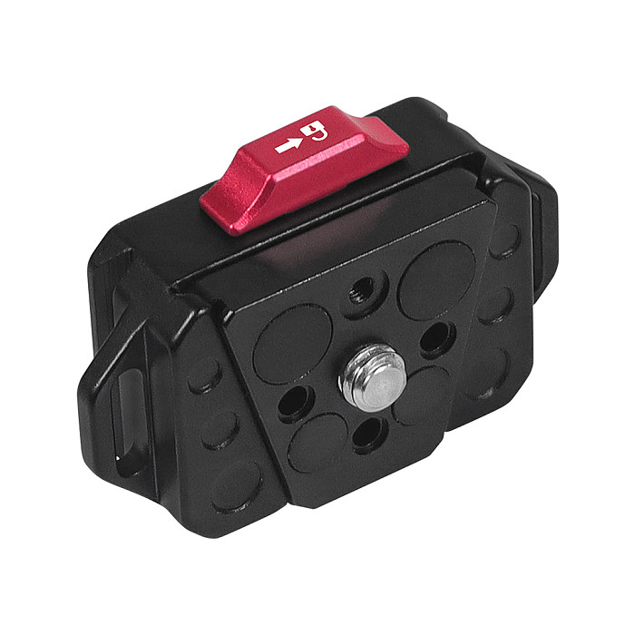 Upgrade 1/4  Screw Quick Release Clamp Fast Switch Slide Plate V Mount 38mm Arca Type for Tripod Camera Gimbal Video LED Light