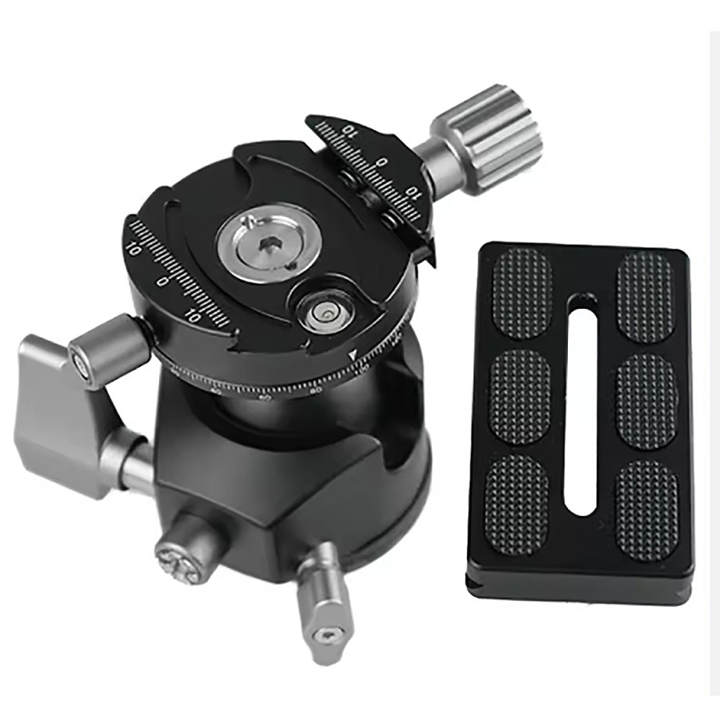 Aluminum alloy Professional Photography Gimbal for 360° Sphere Panoramic DSLR Cameras Tripod Monopod with Quick Release Plate 