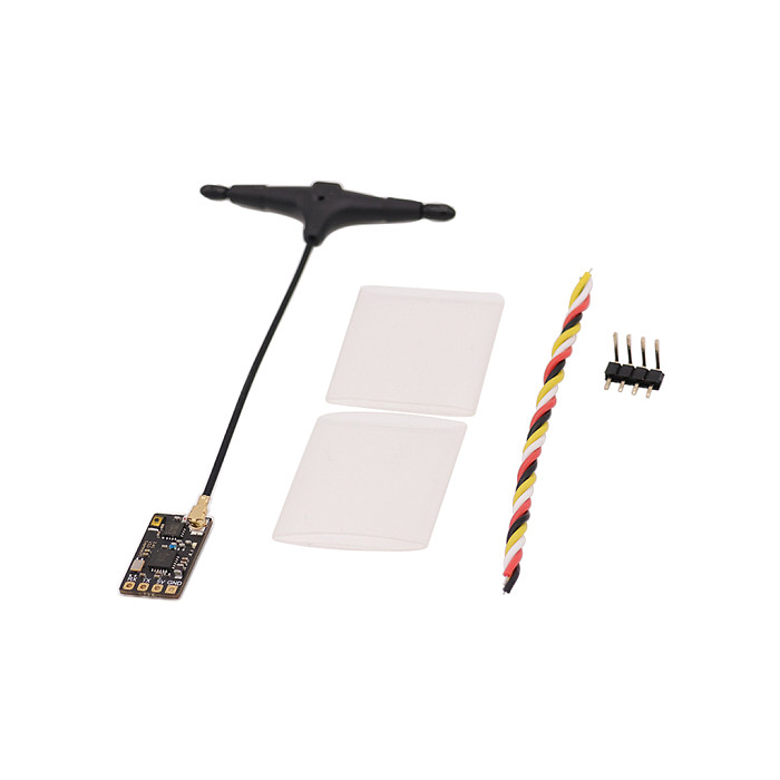 HAKRC ELRS 915MHz / 2.4GHz NANO ExpressLRS Receiver with T type Antenna Support Wifi upgrade for RC FPV Traversing Drones Parts
