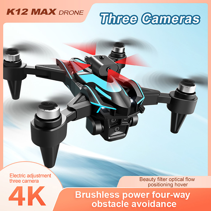 K12Max Drone Brushless Motor HD Aerial Photography Intelligent Obstacle Avoidance Aircraft Quadcopter Brushless Electric Dimming Flow