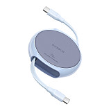 Baseus 100W For Type-C to Type-C 1m Retractable Charging Cable  For Laptops/Phones/Apple/iPad/MacBook/HUAWEI/Xiaomi/Dell
