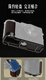 Aluminum Alloy Quick Release L Plate Wooden Camera Hand Grip Handle Base Holder Board Mount for Fujifilm X100VI for ARCA Tripod