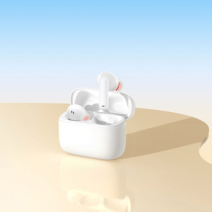 Baseus TWS True Wireless Bluetooth-compatible Earphones Bowie Series M2 Universal USB to Type-C 3A 0.39m+Dual Color Earcaps 4pcs