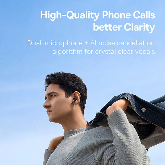 Baseus Bowie Series M2s TWS True Wireless Bluetooth-compatible earphone s including Universal USB to Type-C+Earcaps 4pcs