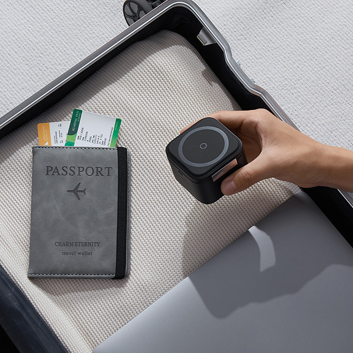 Baseus MagPro 2-in-1 Magnetic Wireless Charger 25W Mobile phone Interstellar Black
