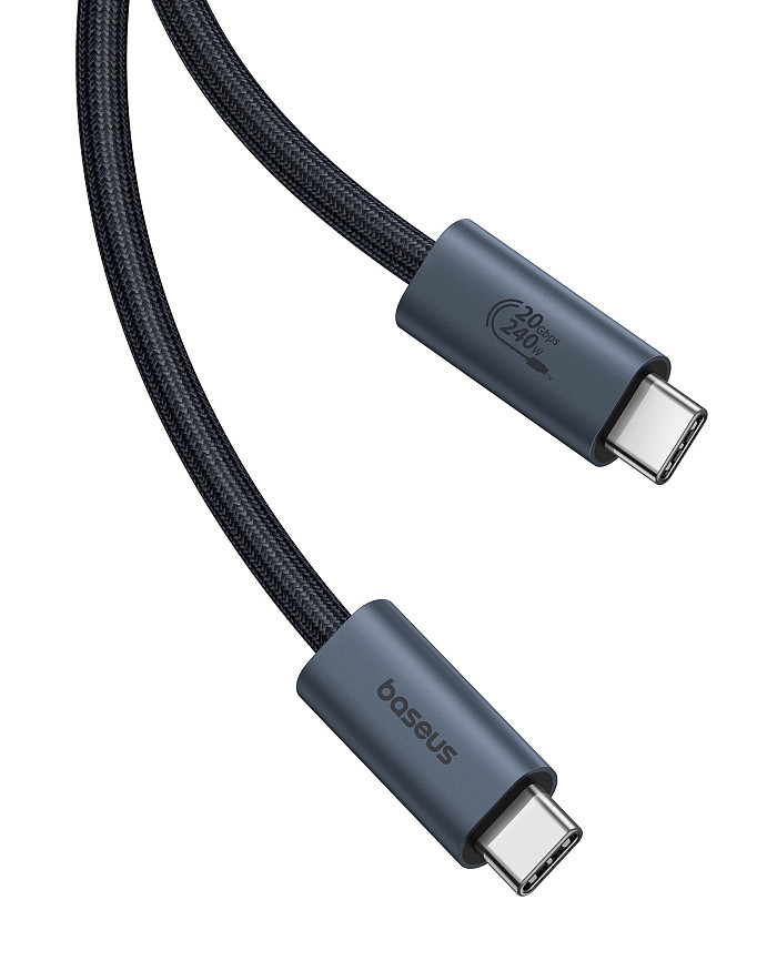 Baseus Flash Series 240W  Fast Charging CableUSB4 Full Function Data Cable For Type-C to Type-C