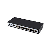 TXE301 10-ports 10/100/1000Mbps Desktop Switch Gigabit Unmanaged Switch Ethernet Switcher 9x RJ45 Port and 1x 1000Mbps SFP Port