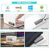 HDD Enclosure Case For M.2 NVMe SATA PCIe SSD Adapter 10Gbps USB 3.2 Gen2 USB HUB SSD Case for M.2 2242 2260 2280 M and B+M Keys