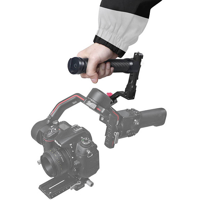 L-Bracket Handle for DJI Ronin RS2/RS3/RS3 PRO/RS3 Mini/RS4/RS4 PRO Gimbal Stabilizer Handle Grip Monitor Video Light Mic Mount