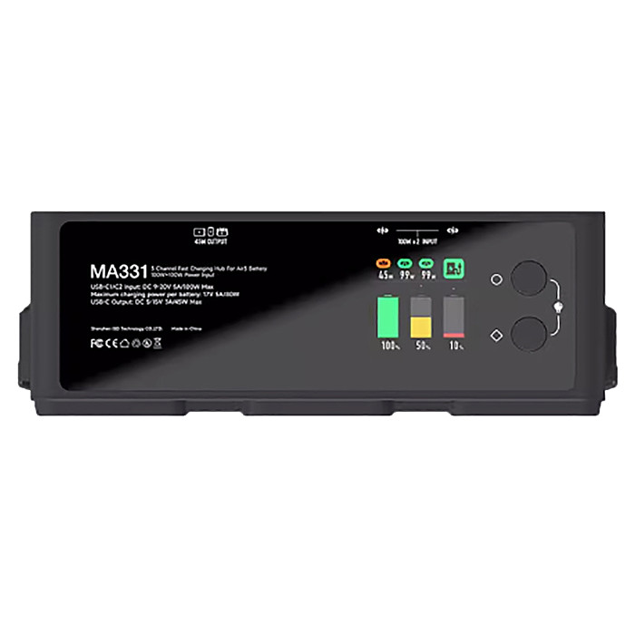 ISDT MA331 Air 3 Charging Hub,200W 3 Channel Smart Battery Charger with APP Connection LCD Display and Discharge for RC Drone