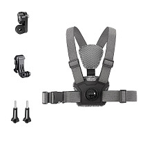 New Mobile Phone Camera Chest Strap Front And Back Shooting Gopro Insta360 Camera Holder VLONG For Mountain Climbing And Cycling