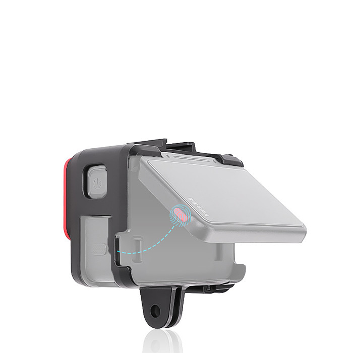 1pcs Plastic Cage for Insta360 Ace Pro Frame Case Lens Cap for Insta360 Ace Shoot Protective Shell Camera Protection Accessories