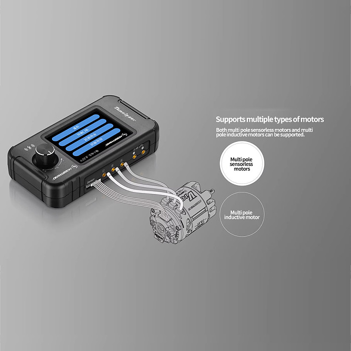 HobbyWing Tunalyzer Multifunctional Motor Tester With And Without Sensor Motor Testing Data Tool