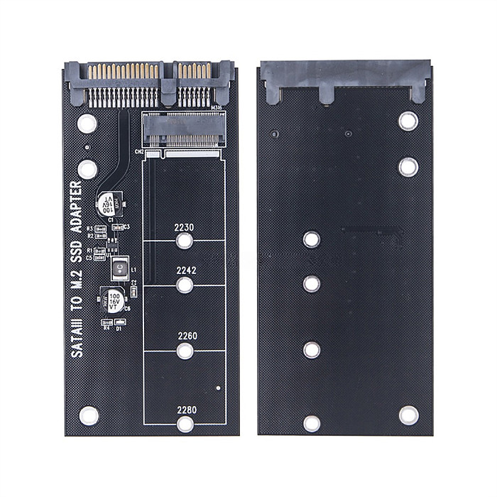 M.2 NGFF SSD to SATA 3 3.0 Adapter Card Converter B B&M Key for SATA Protocol Solid State Disk Drive 2230 2242 2260 2280