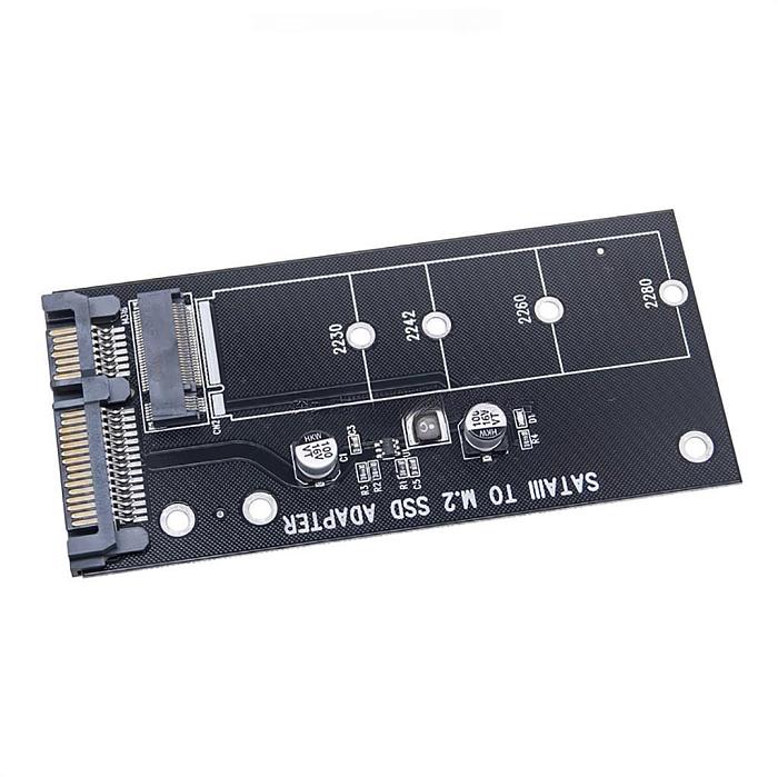 M.2 NGFF SSD to SATA 3 3.0 Adapter Card Converter B B&M Key for SATA Protocol Solid State Disk Drive 2230 2242 2260 2280