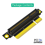 PCI-e 1X 4X 8X 3.0 90 Degree Reverse Male to Female Riser CPU Extension Card Adapter For 1U 2U Server