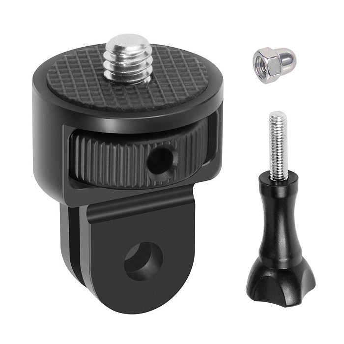 Reinforced 360 ° Anti Reverse CNC Two Card Head With 1/4 Rotation And M5 Screw Nut Adjustable Metal Adapter
