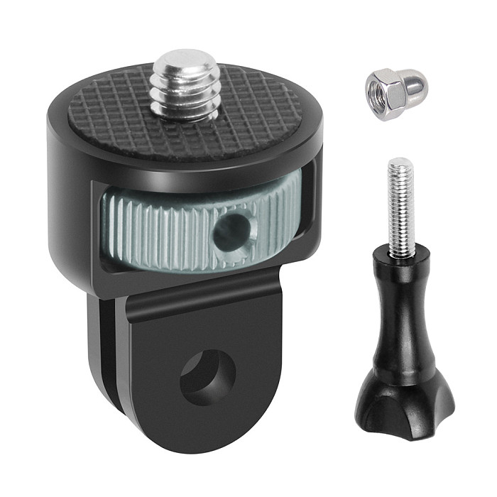 Reinforced 360 ° Anti Reverse CNC Two Card Head With 1/4 Rotation And M5 Screw Nut Adjustable Metal Adapter