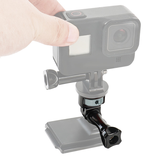 Reinforced 360 ° Anti Reverse CNC Two Card Head With 1/4 Rotation And M5 Screw Nut Adjustable Metal Adapter