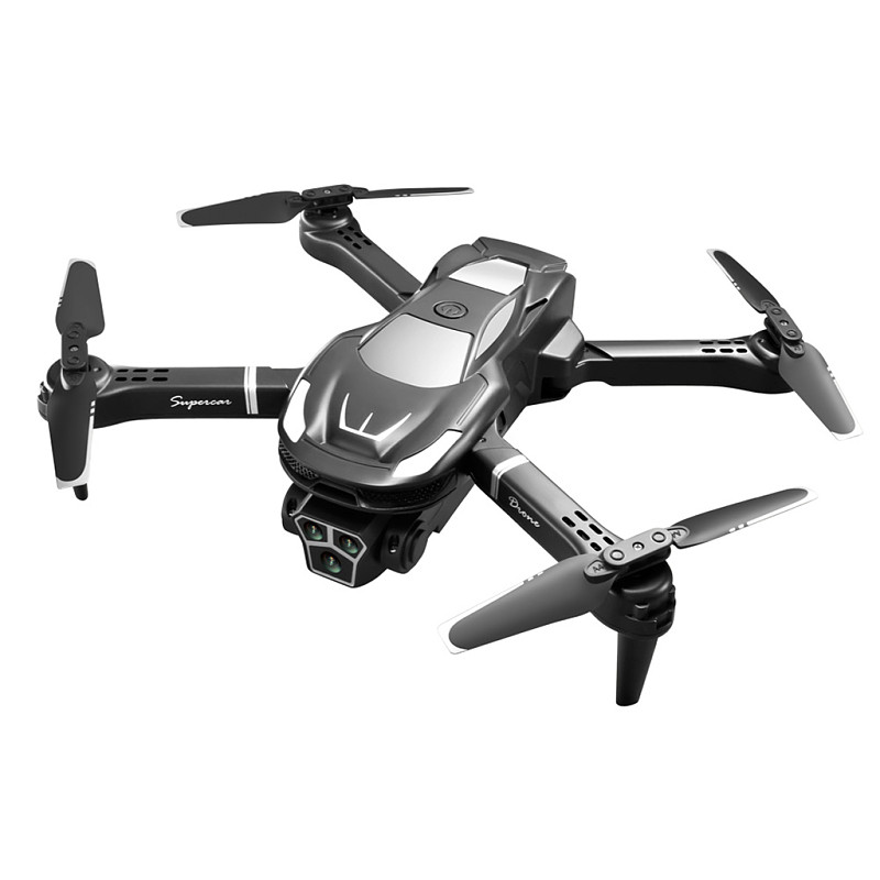 V68 Drone Optical Flow Obstacle Avoidance Three Camera Aerial Photography Aircraft Folding Remote Control Aircraft Set