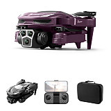 V68 Drone Optical Flow Obstacle Avoidance Three Camera Aerial Photography Aircraft Folding Remote Control Aircraft Set