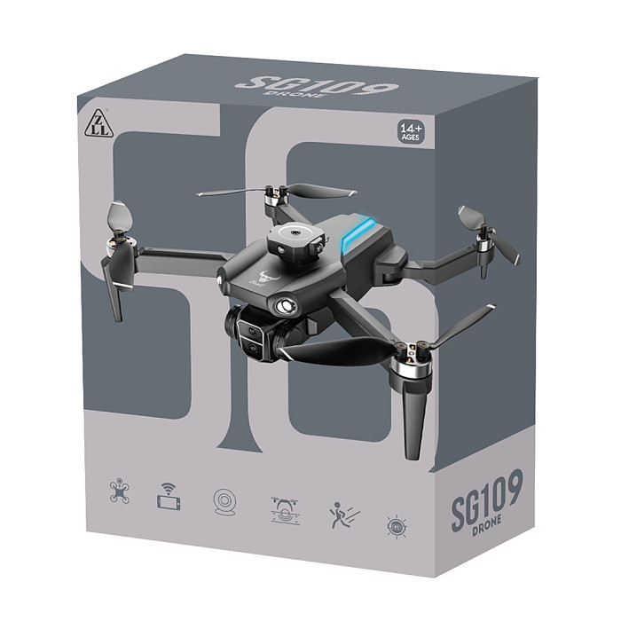 (ZLL) SG109MAX Brushless Drone Intelligent Obstacle Avoidance GPS Positioning Optical Flow Four-Axis Aircraft Toy