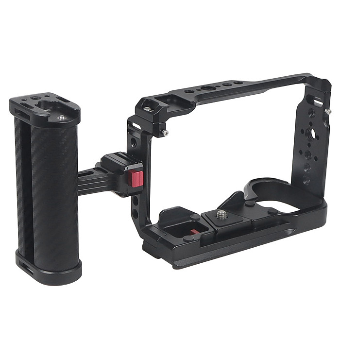 Aluminum Alloy Flash Cage Quick Mounting Quick Removal Rabbit Cage Protection Frame For SONY SONY A6700 SLR Camera