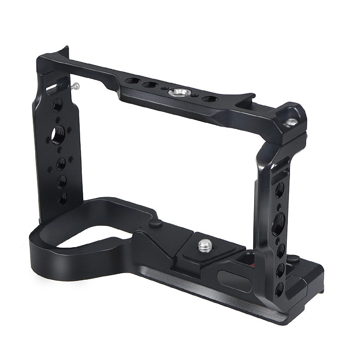 Aluminum Alloy Flash Cage Quick Mounting Quick Removal Rabbit Cage Protection Frame For SONY SONY A6700 SLR Camera