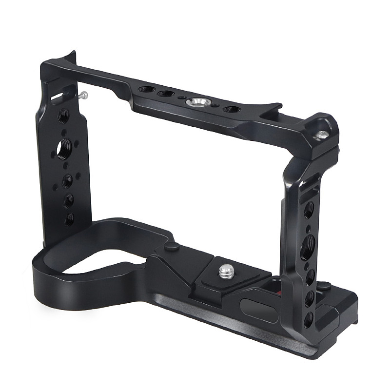 Aluminum Alloy Flash Cage Quick Mounting Quick Removal Rabbit Cage Protection Frame For SONY SONY A6700 SLR Camera