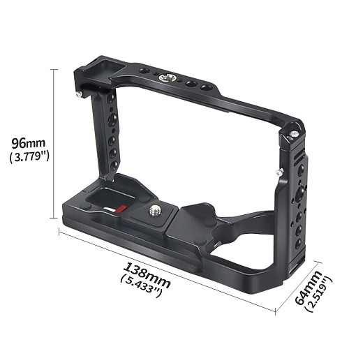 Aluminum Alloy Flash Cage Quick Mounting Quick Removal Rabbit Cage Protection Frame For SONY SONY A6700 SLR Camera