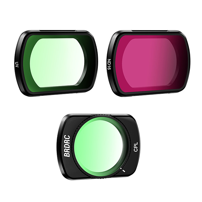 BRDRC Suitable for DJI OSMO POCKET 3 Camera Filter ND Dimming UV Protection CPL Polarization Mirror Accessories