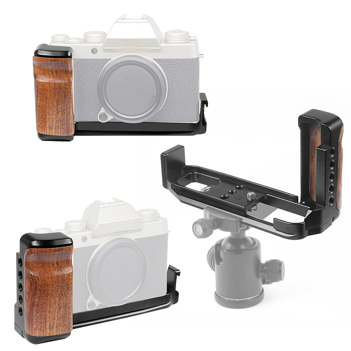 Quick Release L shaped Plate Hand Grip Tripod Bracket for Fujifilm X-T200 XT200 QR Board for FUJI X-100VI / X-100V Accessories