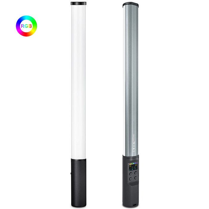 W150RGB-II Selfie Stick Light Handheld RGB Light Tube Atmosphere LED Video Light with Tripod for Photography Video Live Vlogging