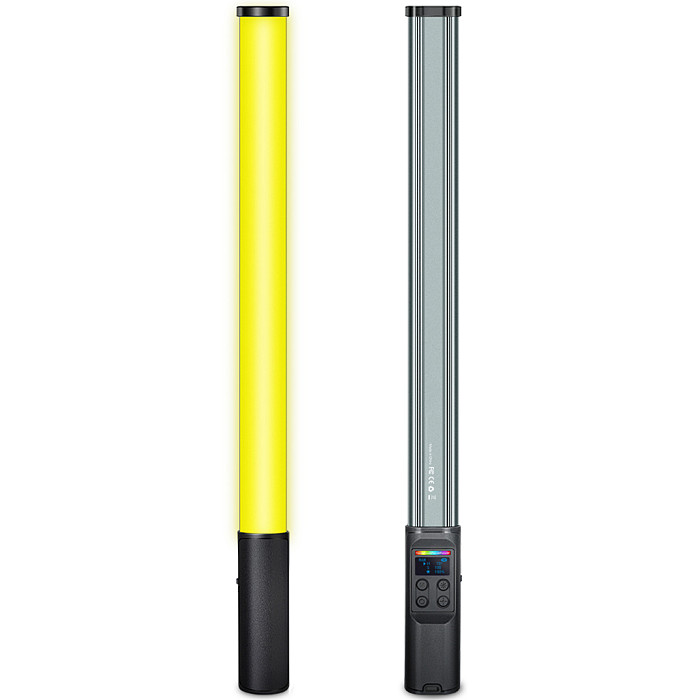W150RGB-II Selfie Stick Light Handheld RGB Light Tube Atmosphere LED Video Light with Tripod for Photography Video Live Vlogging