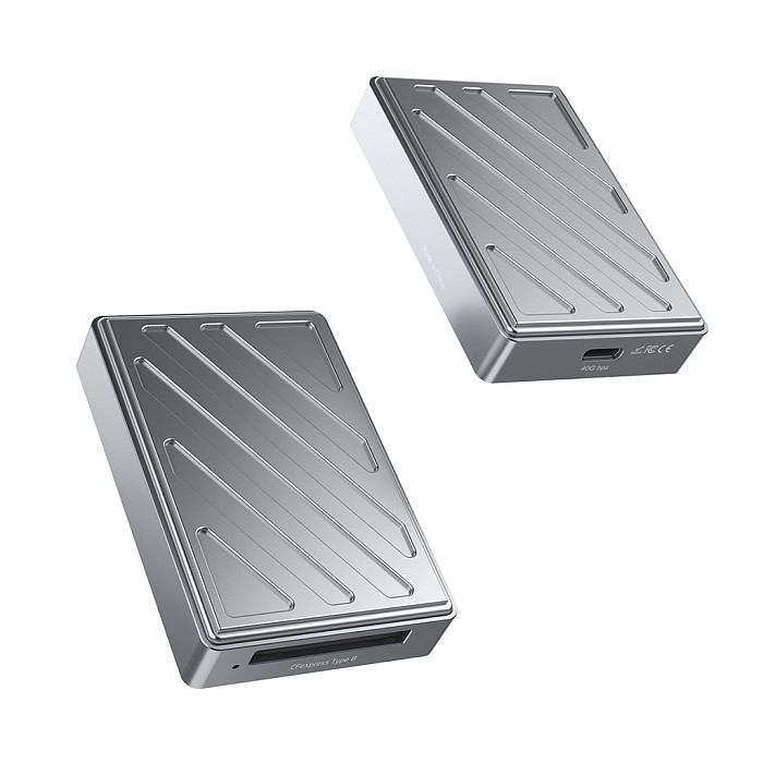 CFexpress Type B Card Reader USB 4.0 Thunderbolt4-Compatible 40Gbps CF Express Memory Card Reader for Android/Windows/Mac OS