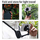 Magnetic Silicone Neck Holder Mount Mobile Phone Vlog Neck Bracket For GoPro Hero 12 11 10 9 Insta360 for DJI Osmo Action Camera