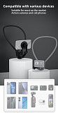 Magnetic Silicone Neck Holder Mount Mobile Phone Vlog Neck Bracket For GoPro Hero 12 11 10 9 Insta360 for DJI Osmo Action Camera